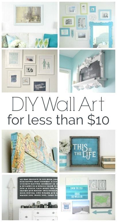 Cheap wall art: 7 ideas that cost less than $10 - Lovely Etc. -   22 home decor for cheap diy wall art ideas