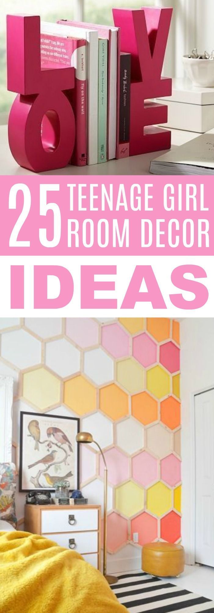 25 Teenage Girl Room Decor Ideas - A Little Craft In Your Day -   23 room decor diy for girls crafts ideas