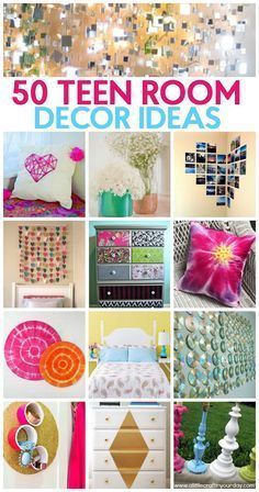 50 Teen Girl Room Decor Ideas - A Little Craft In Your Day -   23 room decor diy for girls crafts ideas