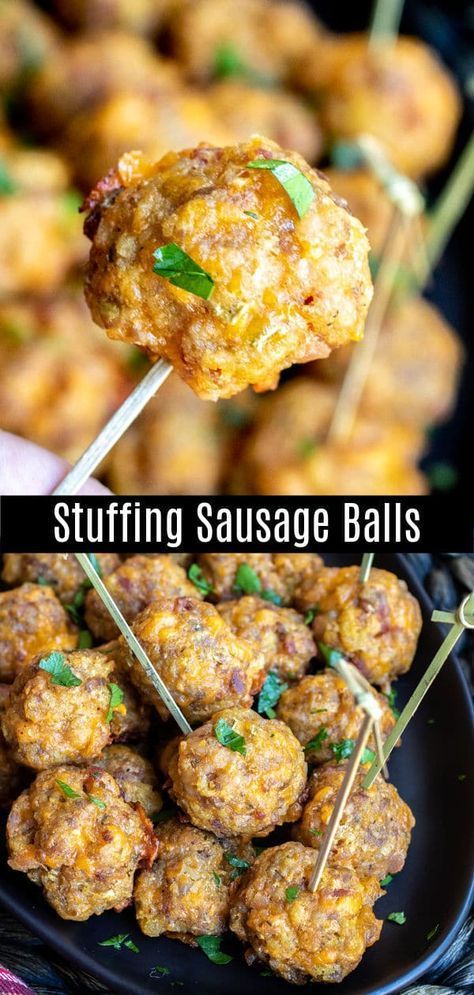 Stuffing Sausage Balls -   23 stuffing balls easy ideas