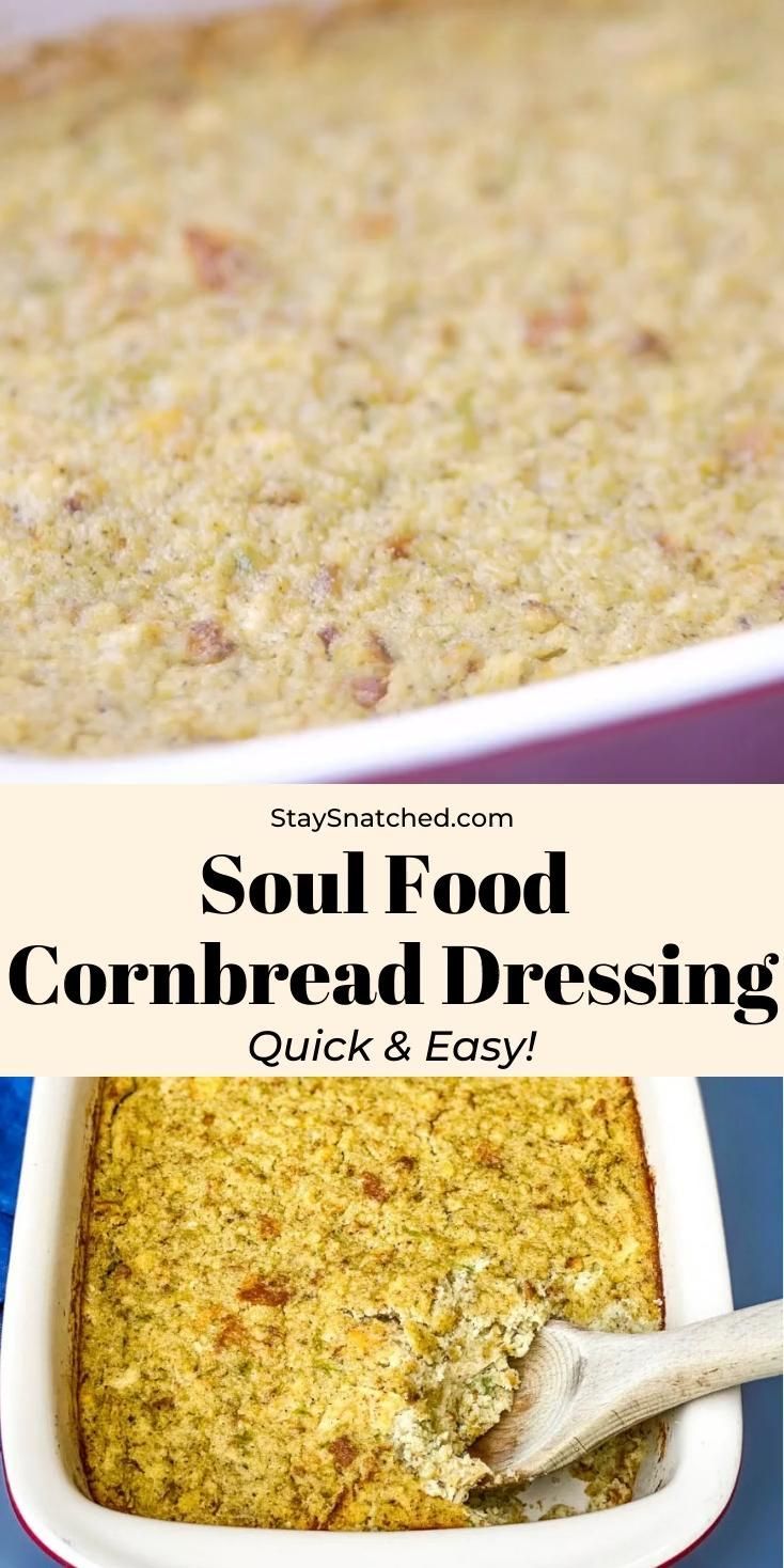 Easy Southern Cornbread Dressing -