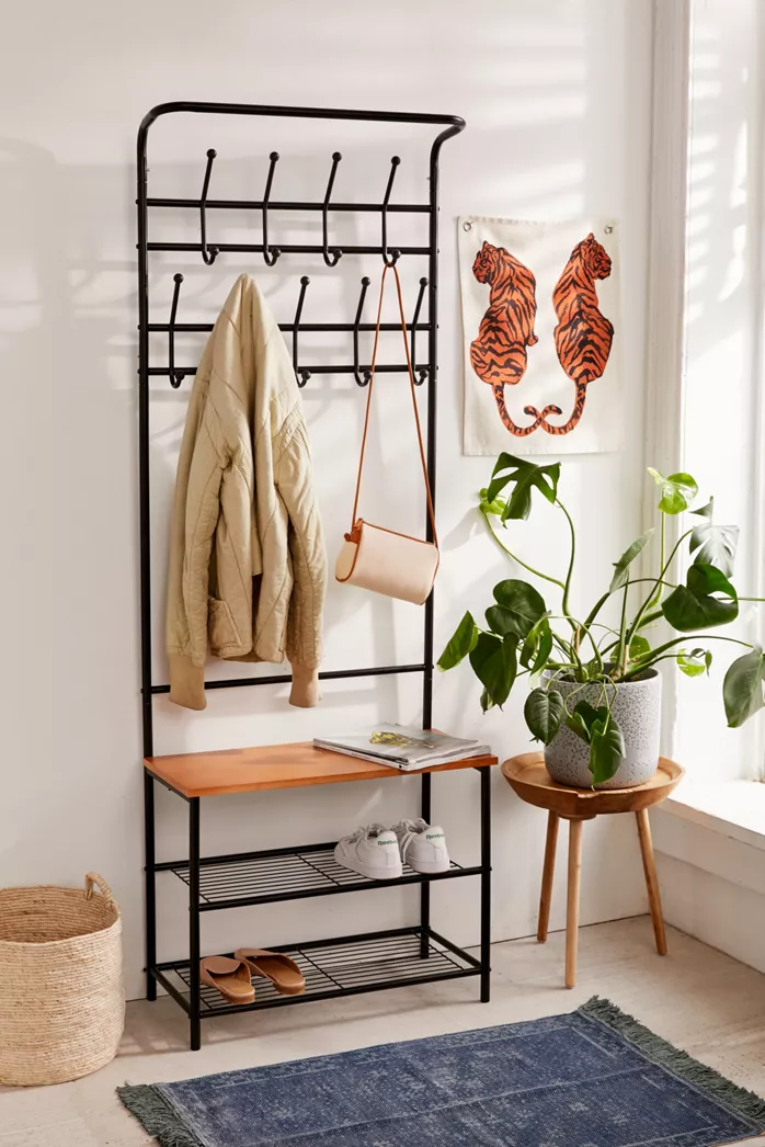 Wooden Clothing Rack -   10 home decor ideas