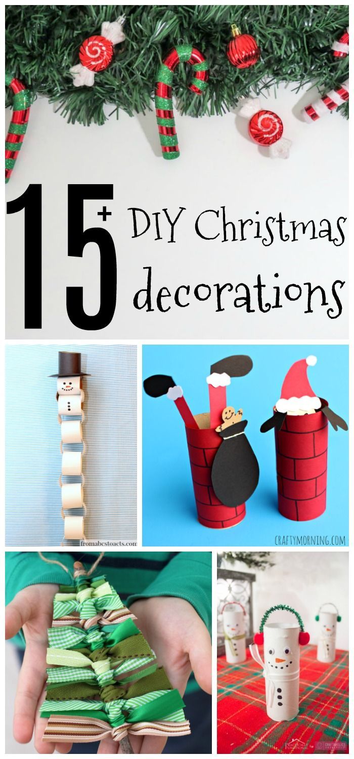 15+ Super Simple DIY Christmas Decorations To Make With Your Kids - Skint Dad -   11 xmas decorations diy kids how to make ideas