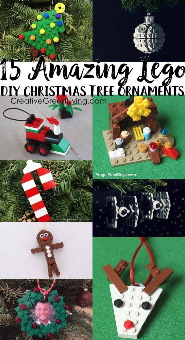 15 Awesome LEGO Christmas Ornaments -   11 xmas decorations diy kids how to make ideas
