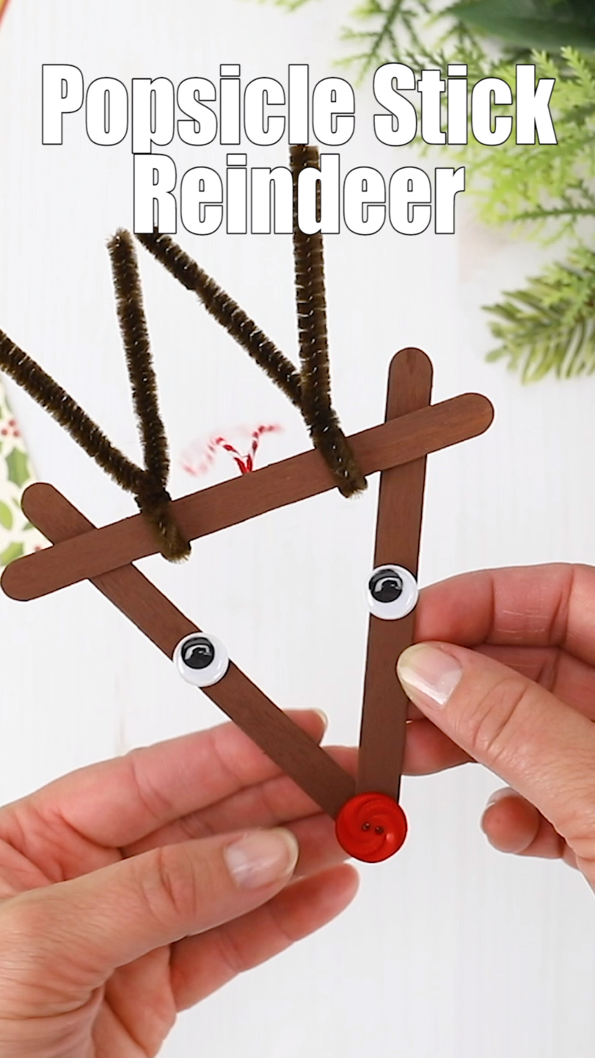 Classic Craft Stick Reindeer Ornaments -   11 xmas decorations diy kids how to make ideas