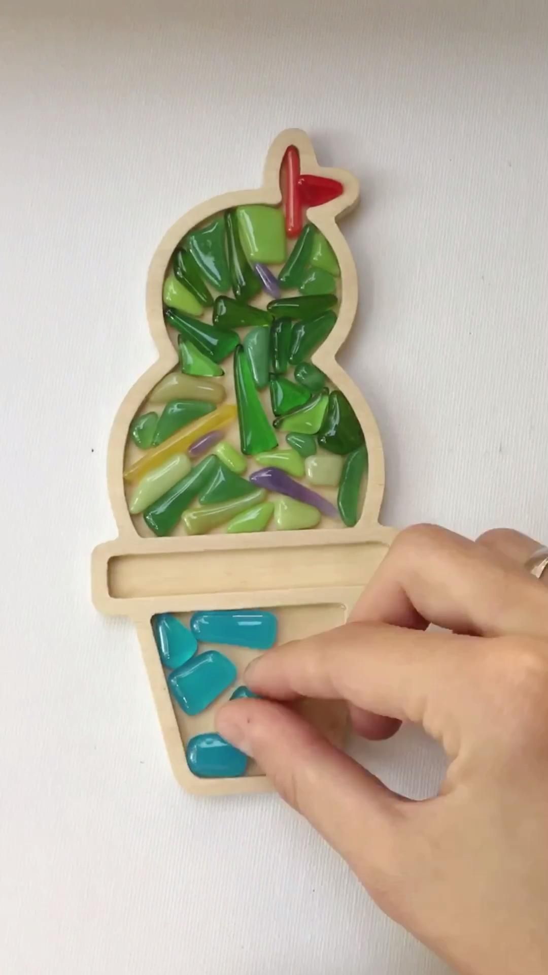 Stained glass art project for kids -