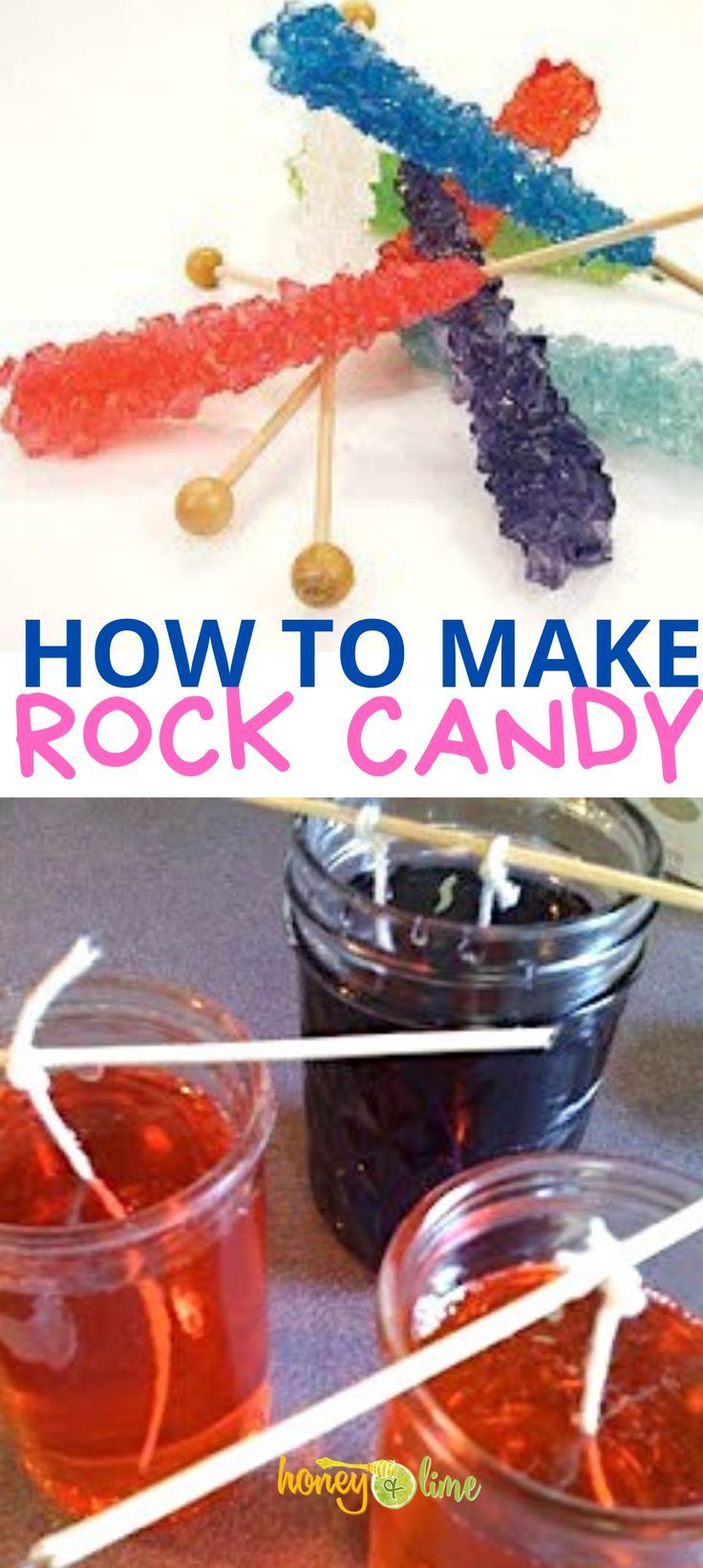 Science projects to do at home - make rock candy -   13 diy projects for kids ideas
