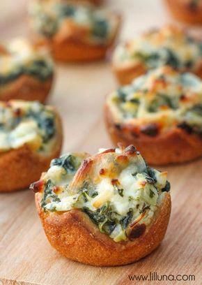 Spinach Dip Bites -   14 thanksgiving appetizers ideas