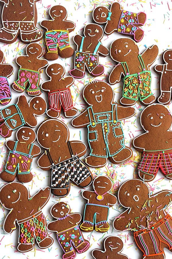 Fancy Pants Gingerbread Cookies -   16 gingerbread cookies decorated simple ideas