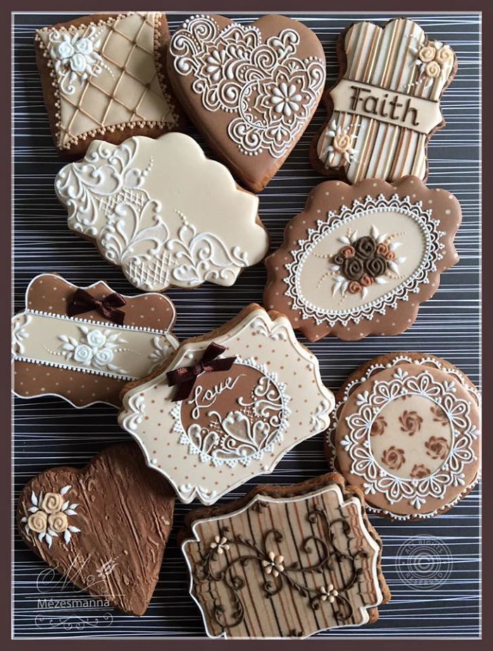 60 Gorgeously Decorated Cookies By Mezesmanna -   16 gingerbread cookies decorated simple ideas
