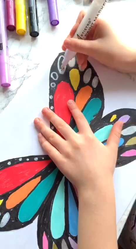 Butterfly craft project -   Popular