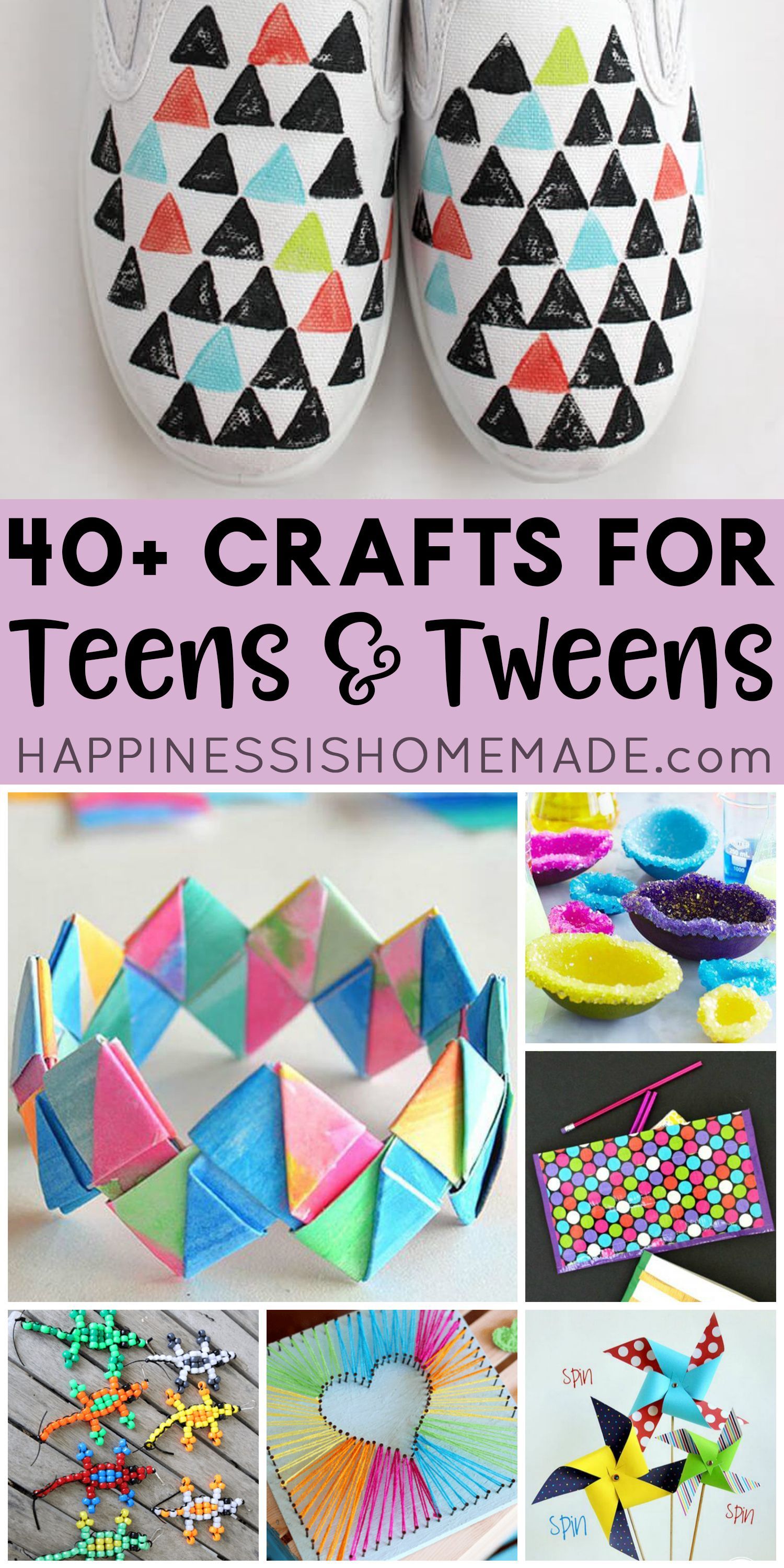 40+ Crafts for Teens and Tweens -   17 diy projects for kids teen crafts ideas