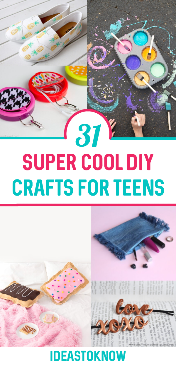 31 Cool DIY Crafts For Teens -   17 diy projects for kids teen crafts ideas