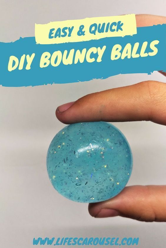 DIY Bouncy Balls - Easy Tutorial to Make Super Bouncy Balls! -   17 diy projects for kids teen crafts ideas