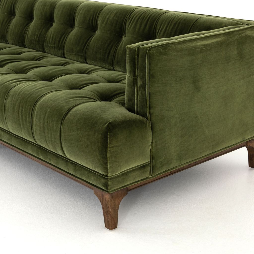 Dylan Sofa in Sapphire Olive -   17 sage green living room decor inspiration ideas
