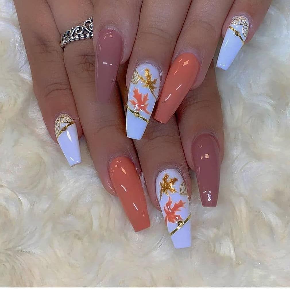 Nails  on Instagram: “Autumn Nails  Yay or Nay ?” -   17 thanksgiving nails acrylic coffin simple ideas