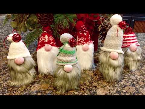How to make cute Christmas Gnomes in 15min!!! -   17 xmas crafts decorations ideas