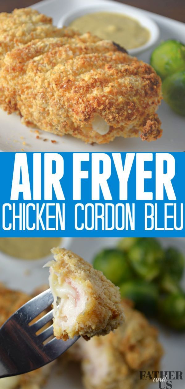 Air Fryer Chicken Cordon Bleu -   18 air fryer recipes chicken boneless keto ideas