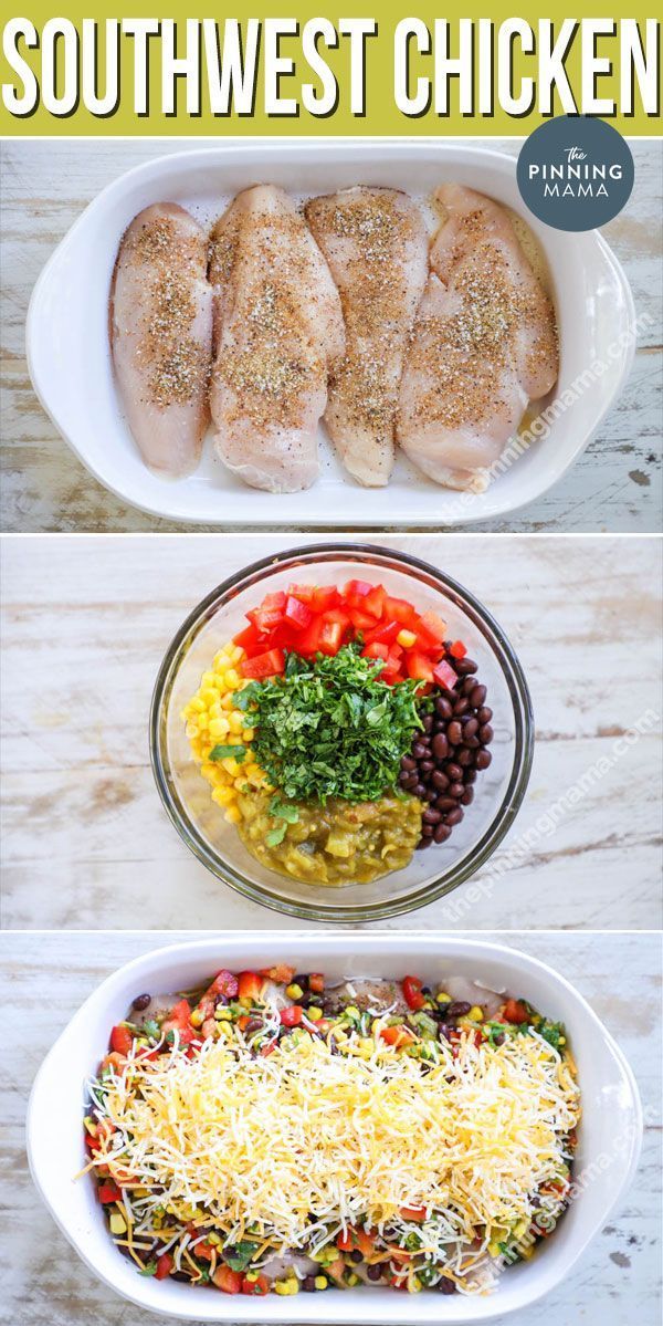 BEST EVER - Baked Southwest Chicken • Easy Family Recipes -   18 dinner recipes for two chicken ideas