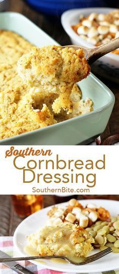 Southern Cornbread Dressing - A Family Favorite! -   18 dressing recipes cornbread corn bread ideas