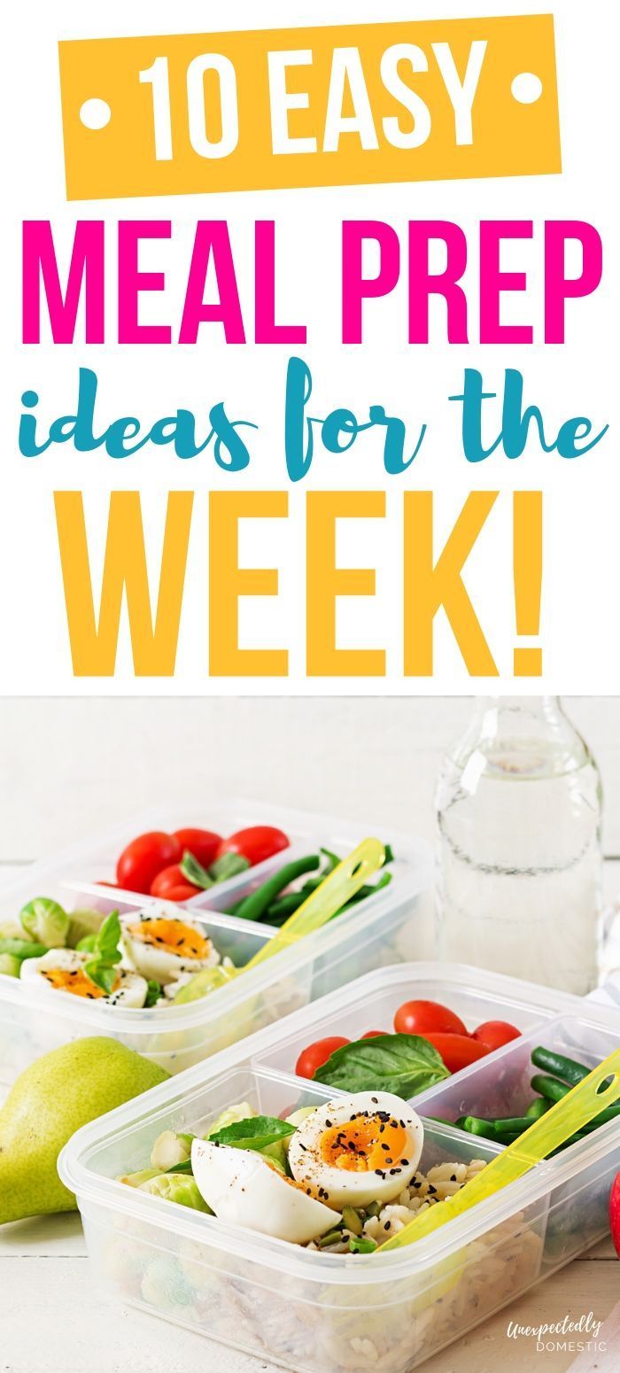 10 Healthy Meal Prep Ideas for the Week (easy enough for beginners!) -   18 meal prep recipes for beginners cheap ideas