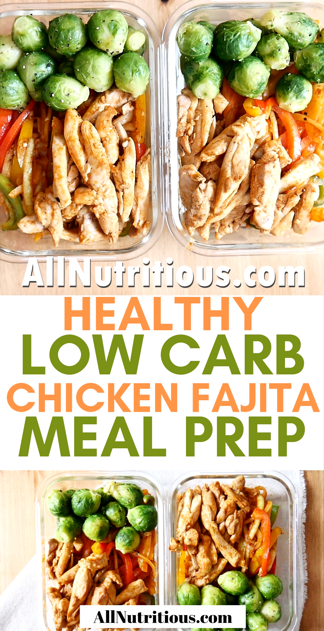 Healthy Low Carb Chicken Fajita Meal Prep -   18 meal prep recipes for beginners cheap ideas