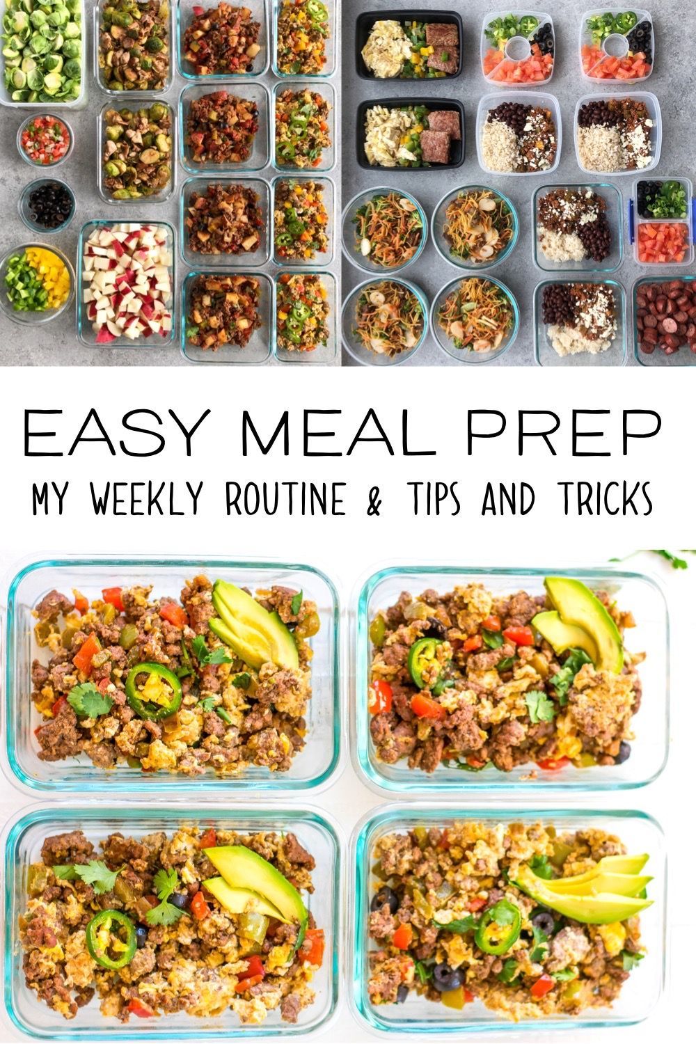 How To Meal Prep Like A Champ: My Weekly Meal Prep Routine -   18 meal prep recipes for beginners cheap ideas