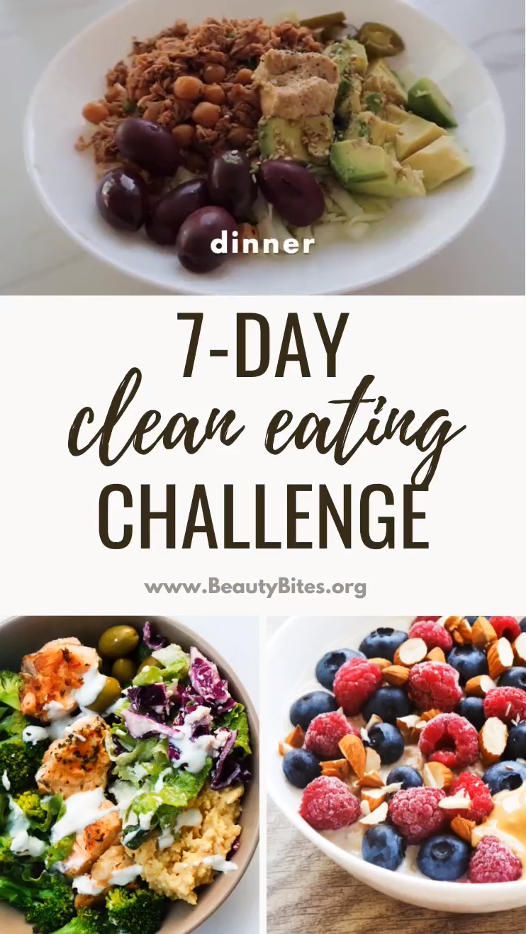 7-Day Clean Eating Challenge -   18 meal prep recipes for beginners cheap ideas