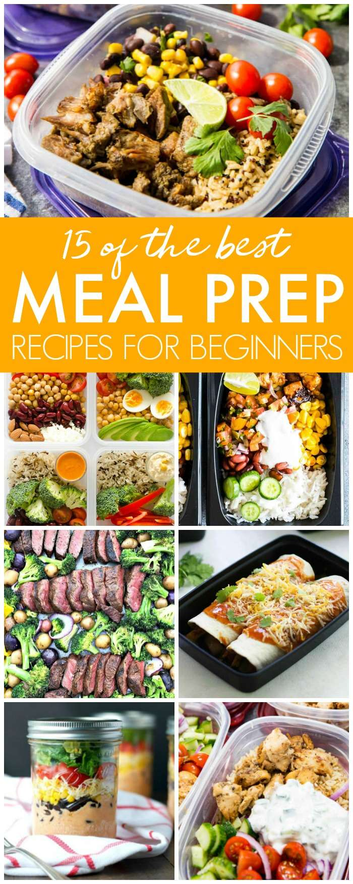 15 of the Best Meal Prep Recipes - Passion For Savings -   18 meal prep recipes for beginners cheap ideas