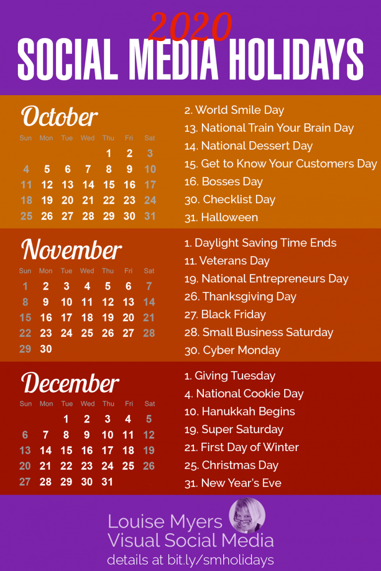 100+ Social Media Holidays You Need in 2020-21: Indispensable! -   18 small business saturday marketing holidays ideas