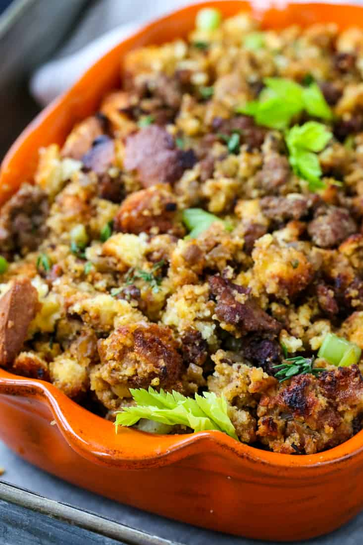 Sausage Cornbread Dressing | Cornbread Stuffing Recipe -   18 stuffing recipes for thanksgiving with sausage cornbread dressing ideas