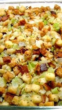 Old-Fashioned Bread & Celery Dressing or Stuffing -   18 stuffing recipes thanksgiving easy ideas