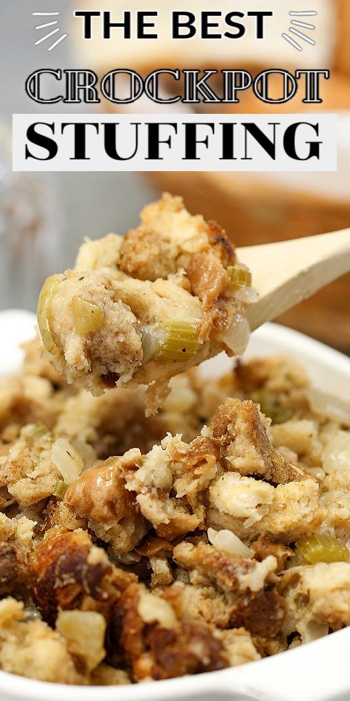 SLOW COOKER STUFFING -   18 stuffing recipes thanksgiving easy ideas