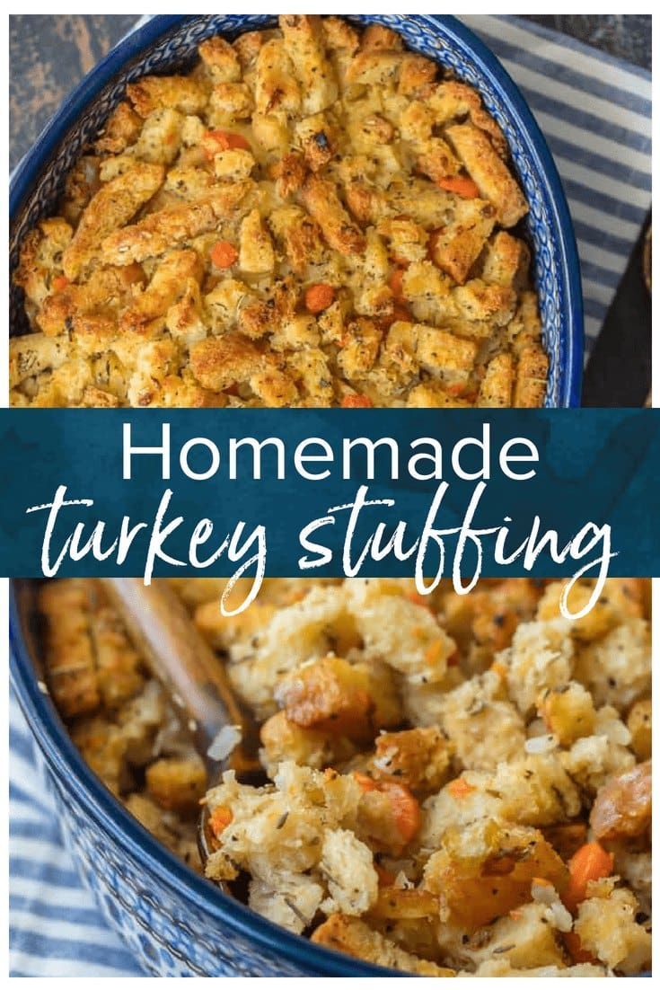 Turkey Stuffing Recipe - Homemade Stuffing Recipe {VIDEO} -   18 stuffing recipes thanksgiving easy ideas