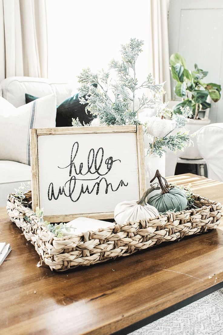 Our Fall Home Tour- Fall Decor Ideas -   18 thanksgiving decorations for home living rooms ideas