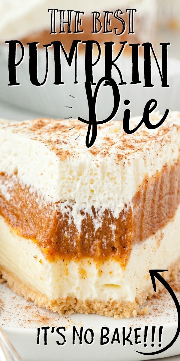 No Bake Pumpkin Pie -   18 thanksgiving desserts ideas