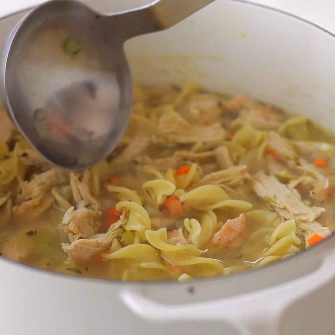 Leftover Turkey Noodle Soup -   Popular