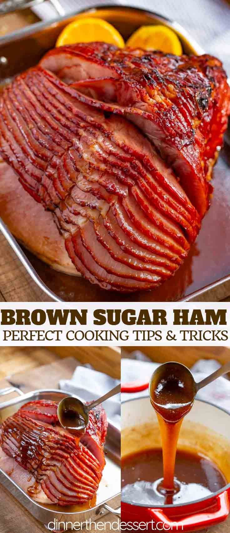Baked Ham (with Brown Sugar Glaze) - Dinner, then Dessert -   18 xmas food dinner easy recipes ideas