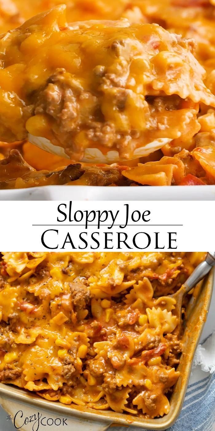 Sloppy Joe Casserole -   18 xmas food dinner easy recipes ideas