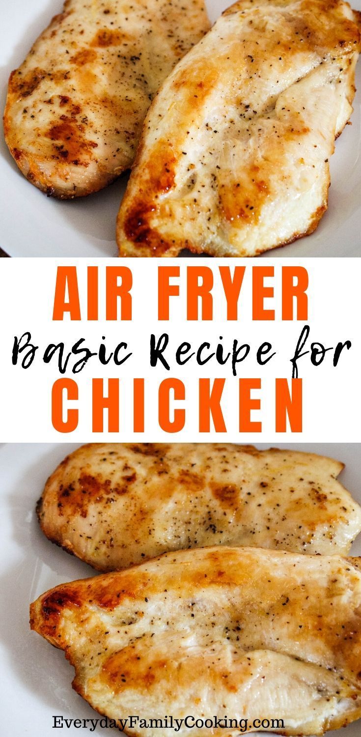 Beginner Air Fryer Chicken Breasts -   19 air fryer recipes chicken boneless keto ideas