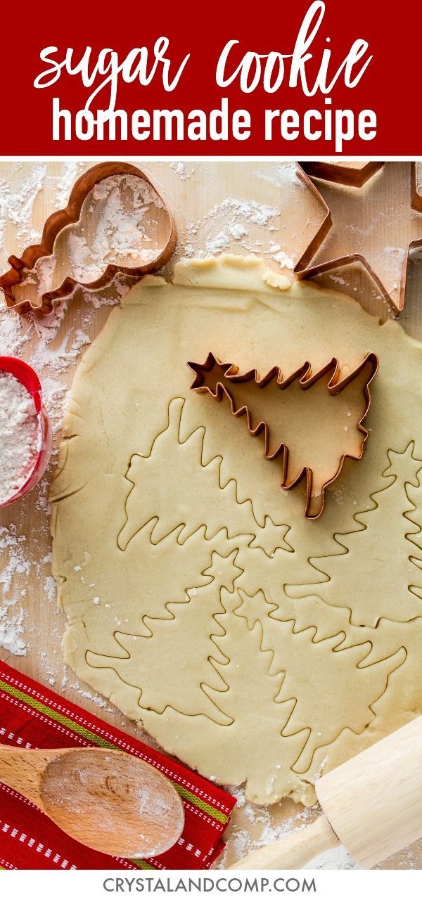 Easy Sugar Cookie Recipe -   19 christmas cookies recipes homemade ideas