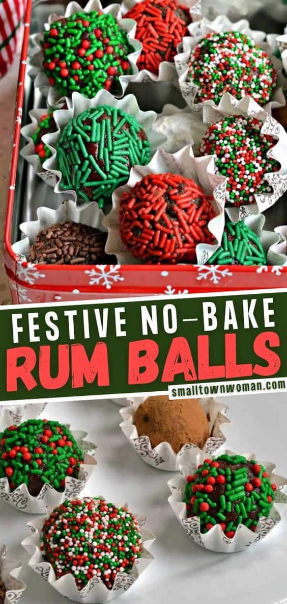 Rum Balls -   19 christmas cookies recipes homemade ideas