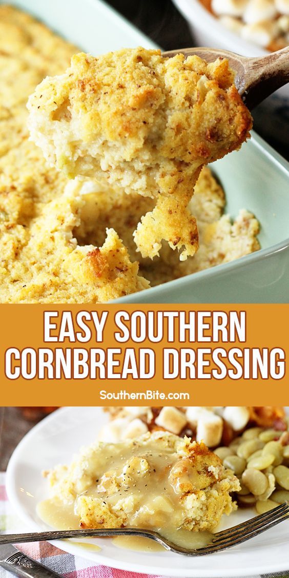 Southern Cornbread Dressing - A Family Favorite! -   19 dressing recipes cornbread easy ideas