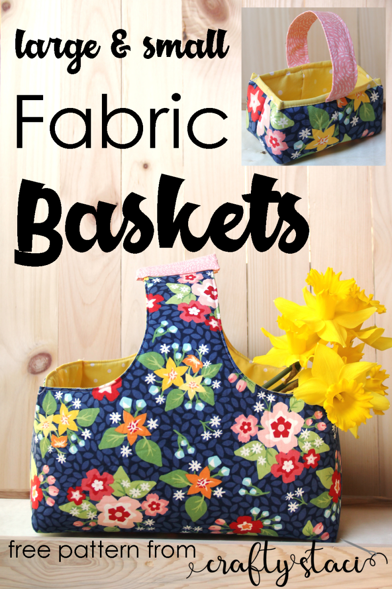 Fabric Baskets — Crafty Staci -   19 fabric crafts projects easy diy ideas
