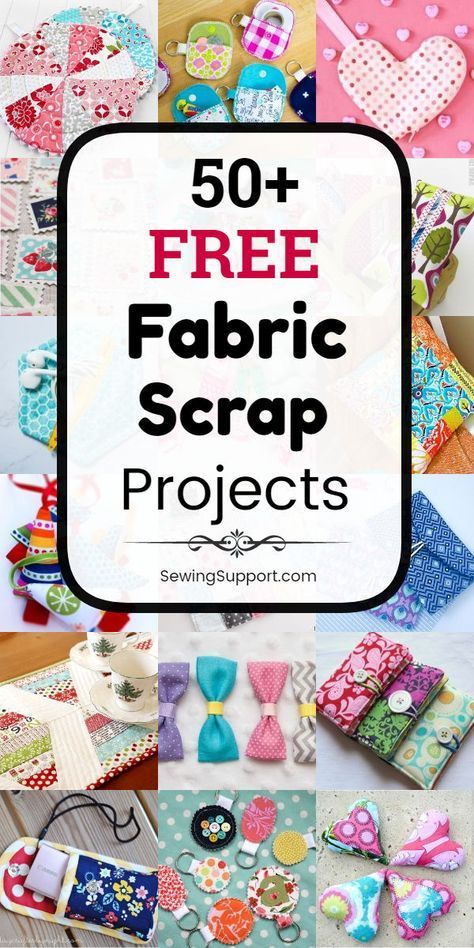 50+ Free Fabric Scrap Projects -   19 fabric crafts projects easy diy ideas