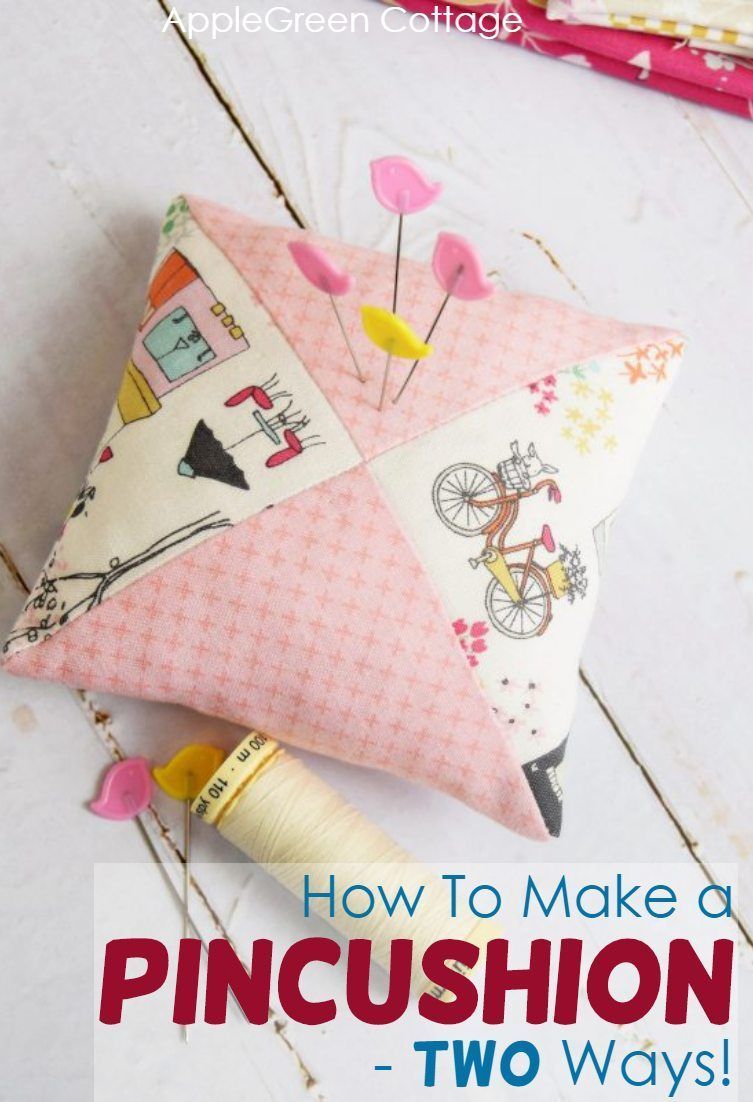 How To Make A Pincushion - Two Ways! -   19 fabric crafts projects easy diy ideas