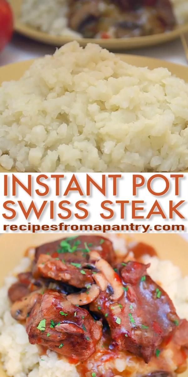Instant Pot Swiss Steak -   19 healthy instant pot recipes beef tips ideas