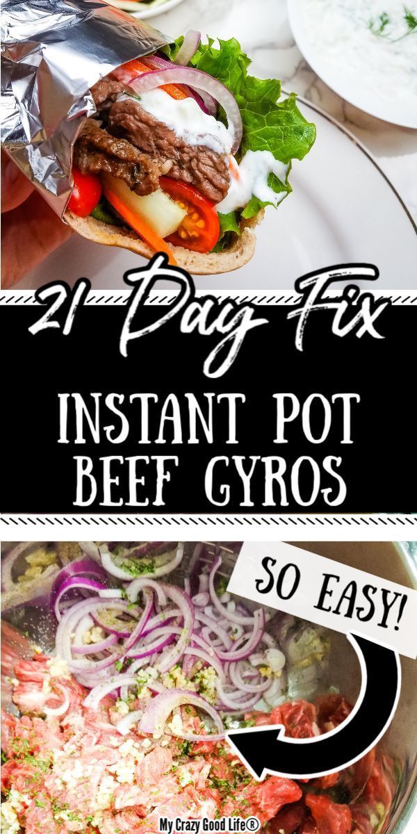 21 Day Fix Instant Pot Beef Gyros -   19 healthy instant pot recipes beef tips ideas