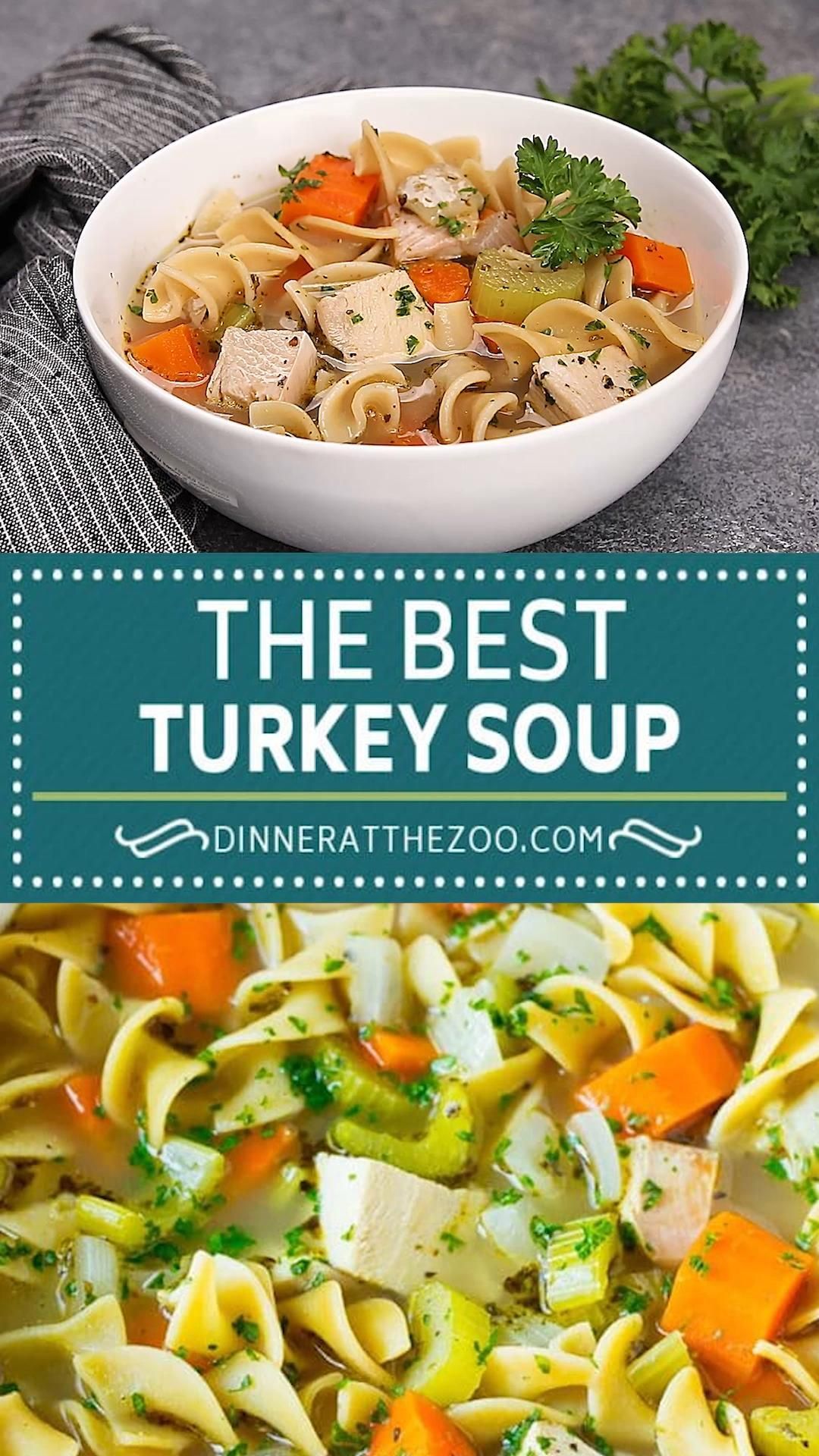Turkey Soup -   19 leftover turkey recipes healthy soup ideas