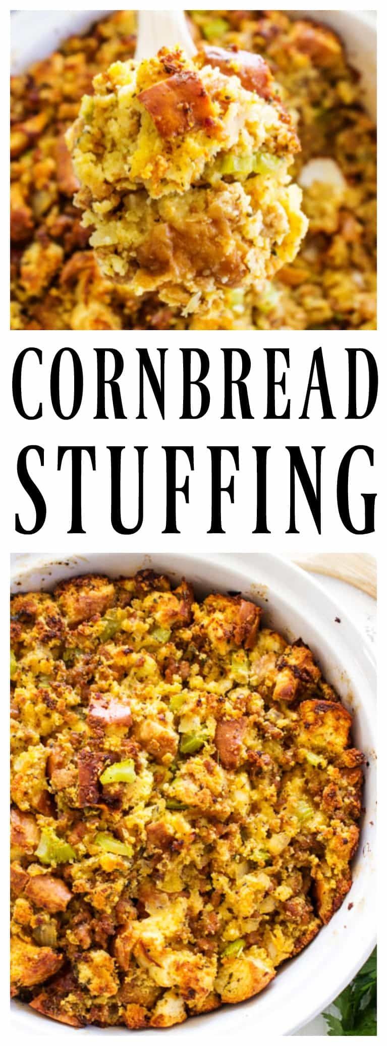 Cornbread Stuffing - A Dash of Sanity -   19 stuffing recipes thanksgiving cornbread ideas